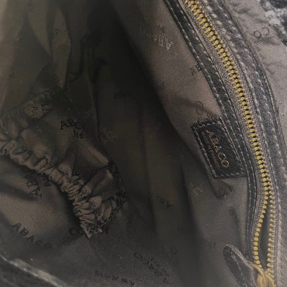 🖤ABACO black leather and python shoulder bag NEW - Picture 6 of 6